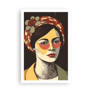Poster - Koraal Dame - 61x91 cm