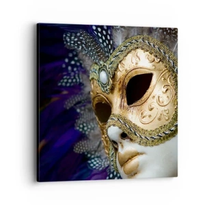 Schilderen op canvas - Venetiaans portret in goud - 40x40 cm