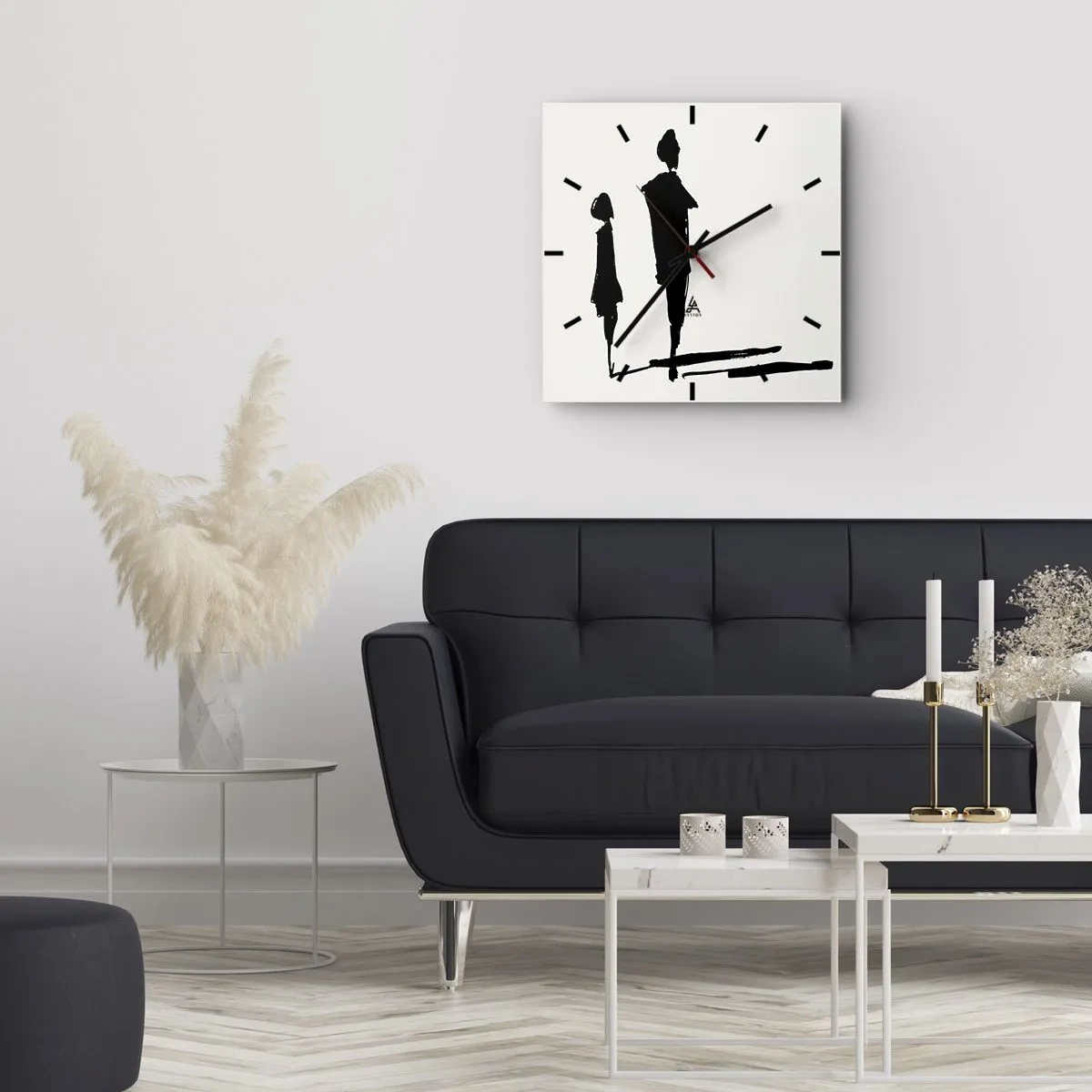 Wandklok - Klok - Zeker samen? - 30x30 cm