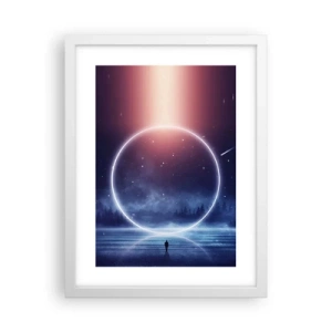 Poster in een witte lijst - Ze zijn er al... - 30x40 cm