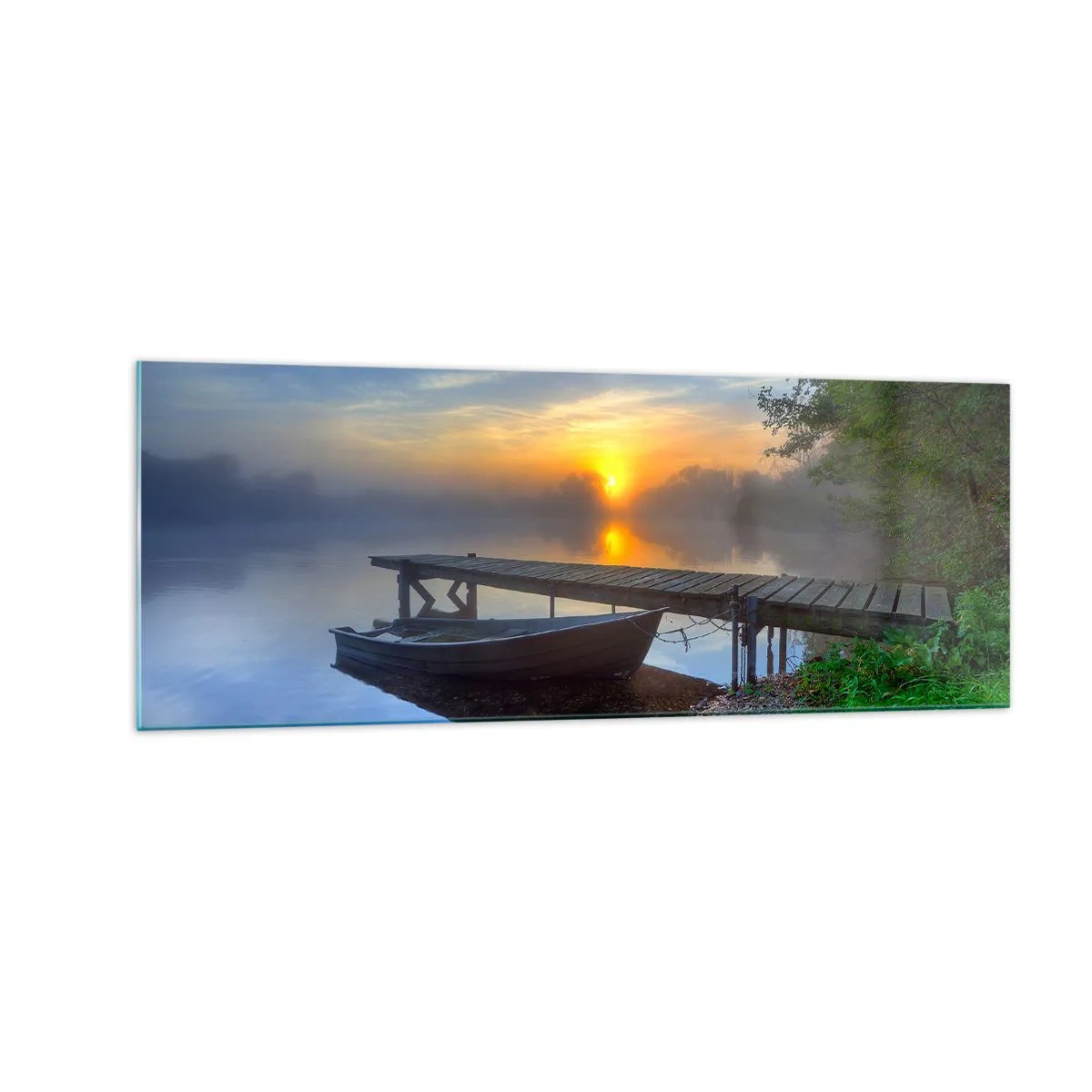 Schilderen op glas - Hoe gewoon verandert in magie - 140x50 cm