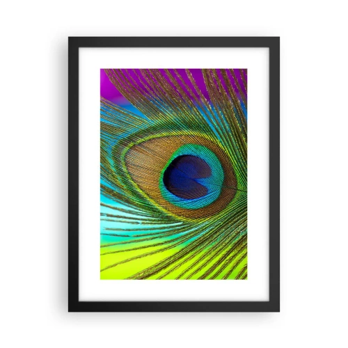 Poster in een zwarte lijst - Oog in oog - 30x40 cm