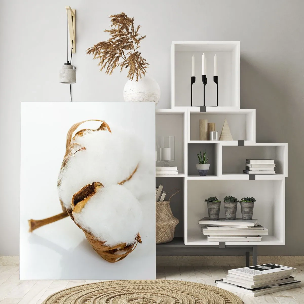 Schilderen op glas - Zacht van aard - 70x100 cm