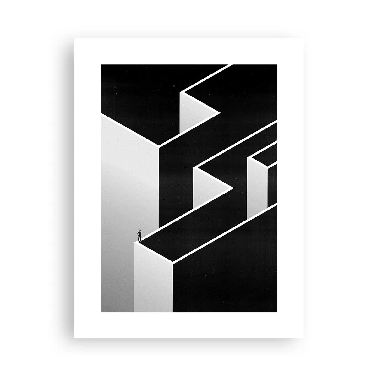 Poster - Eenzaamheid op de top - 30x40 cm