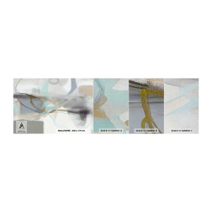 Fotobehang Monster Premium Canvas - Mistige abstractie - Abstractie, Deel, Helder - 100x30 cm