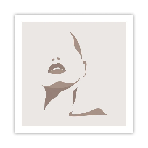 Poster - Gemaakt van licht en schaduw - 60x60 cm
