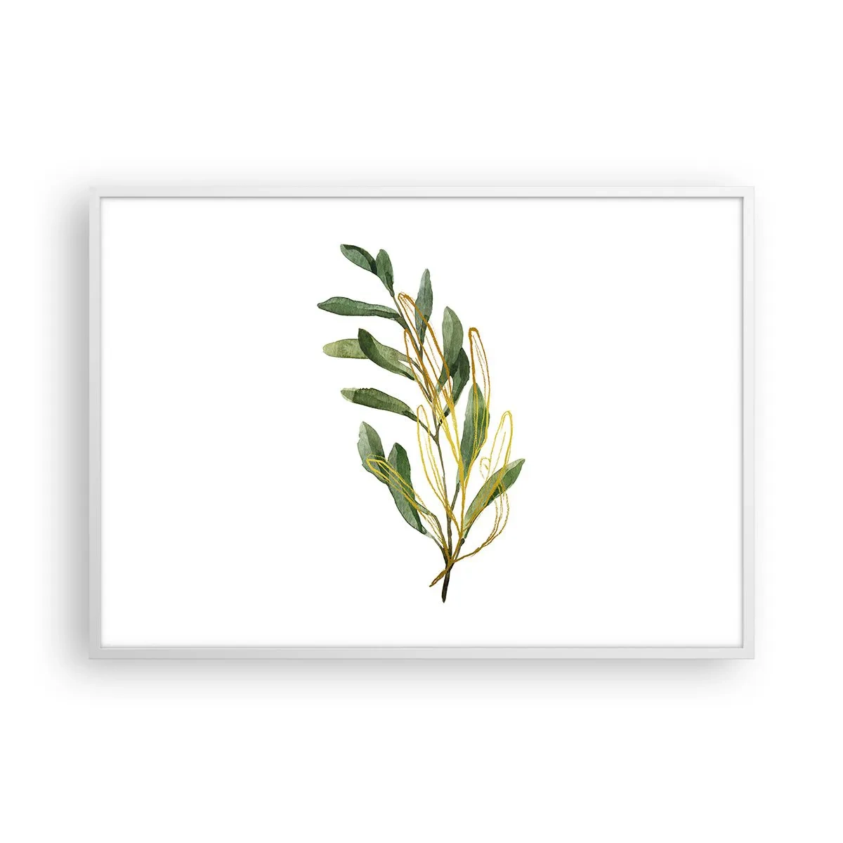 Poster in een witte lijst - Alles wat goed is - 100x70 cm