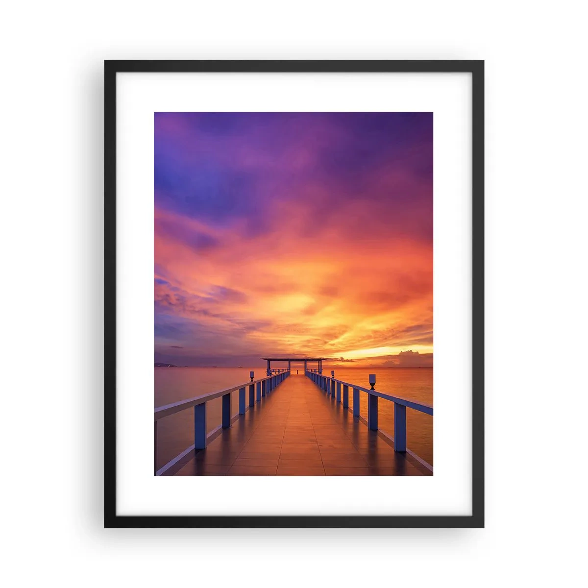 Poster in een zwarte lijst - Zonder einde - 40x50 cm