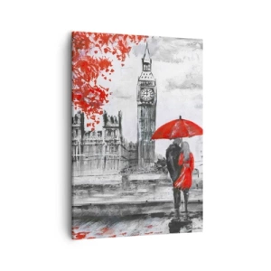 Schilderen op canvas - Verliefd op Londen - 50x70 cm