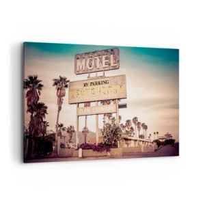 Schilderen op canvas - Hier staat de tijd stil - 120x80 cm