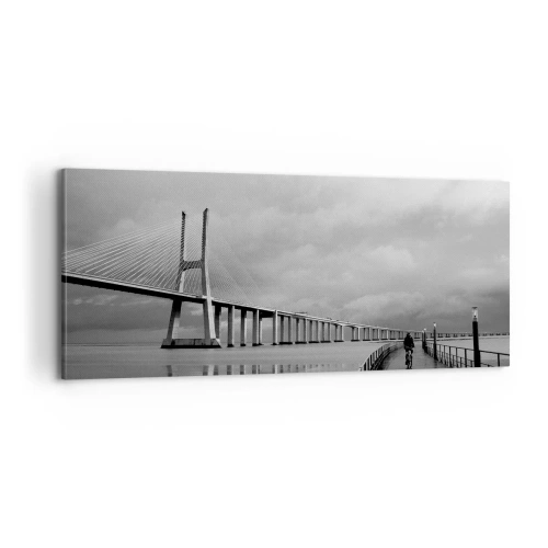 Schilderen op canvas - Gun iedereen wat hij verdient. - 100x40 cm