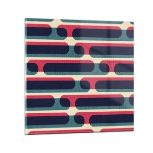Schilderen op glas - In de diepte en vooruit - 70x70 cm