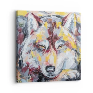 Schilderen op canvas - Gemoedsrust onder dierbaren - 30x30 cm