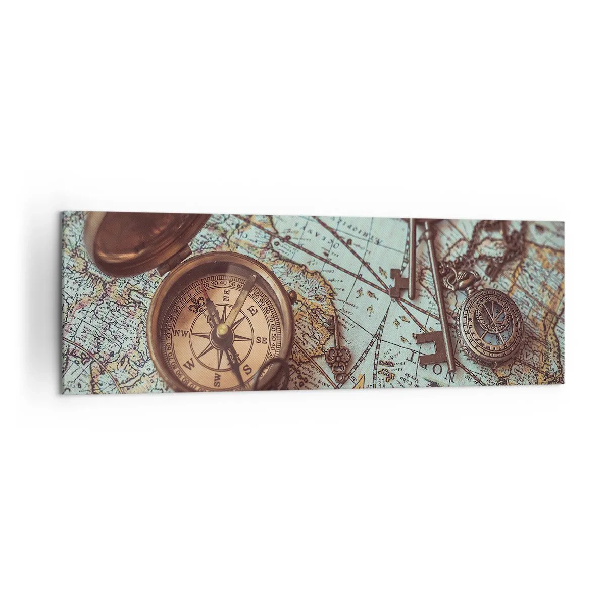 Schilderen op canvas - Voor de avonturier - 160x50 cm