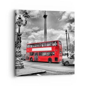 Schilderen op canvas - De echte bloedbaan van de stad - 40x40 cm