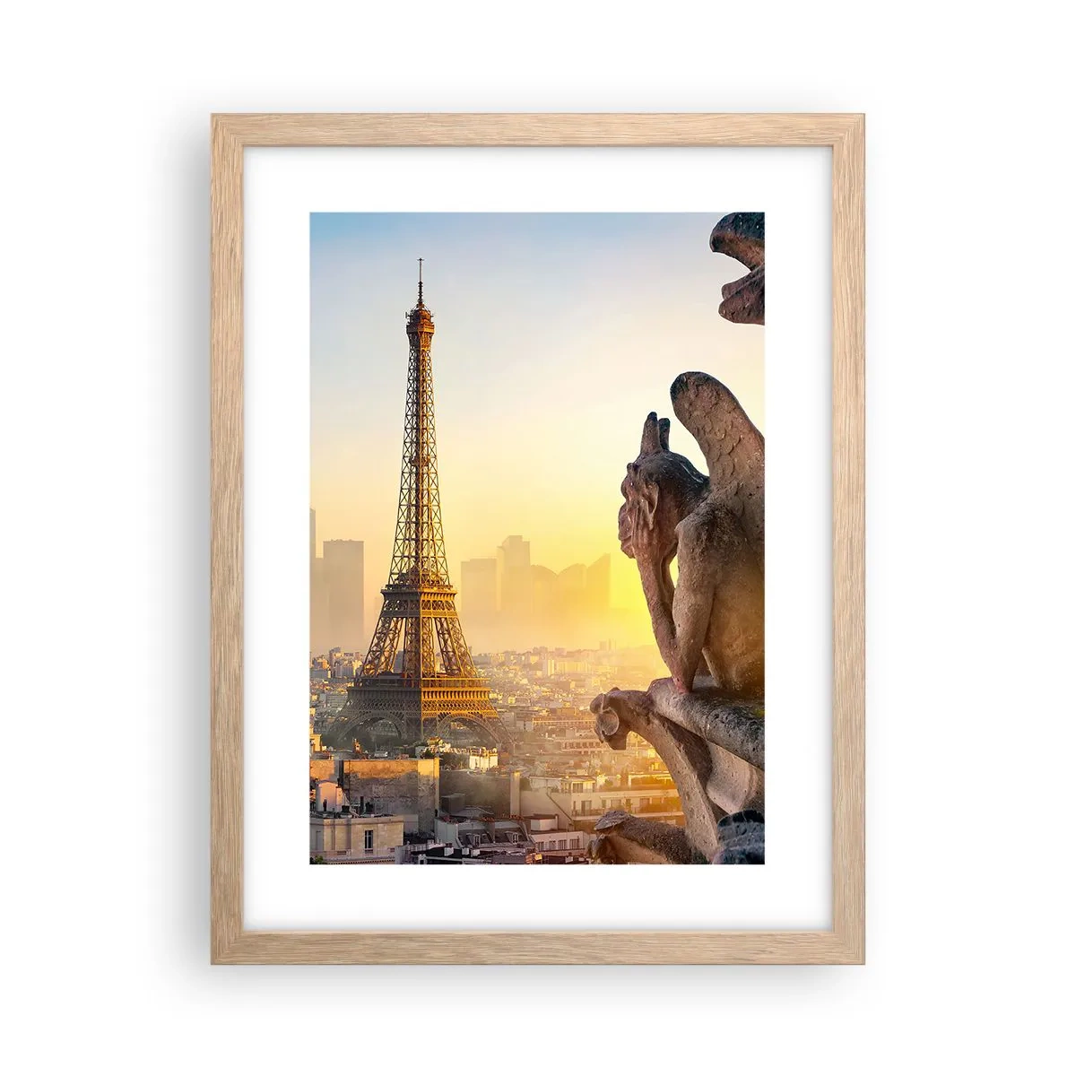 Een poster in een licht eiken lijst - Er is veel veranderd... - 30x40 cm