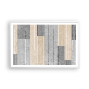 Poster in een witte lijst - Compositie: houd verticaal - 91x61 cm