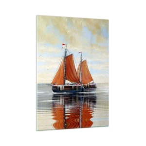 Schilderen op glas - Hé, zeil, matroos... - 50x70 cm