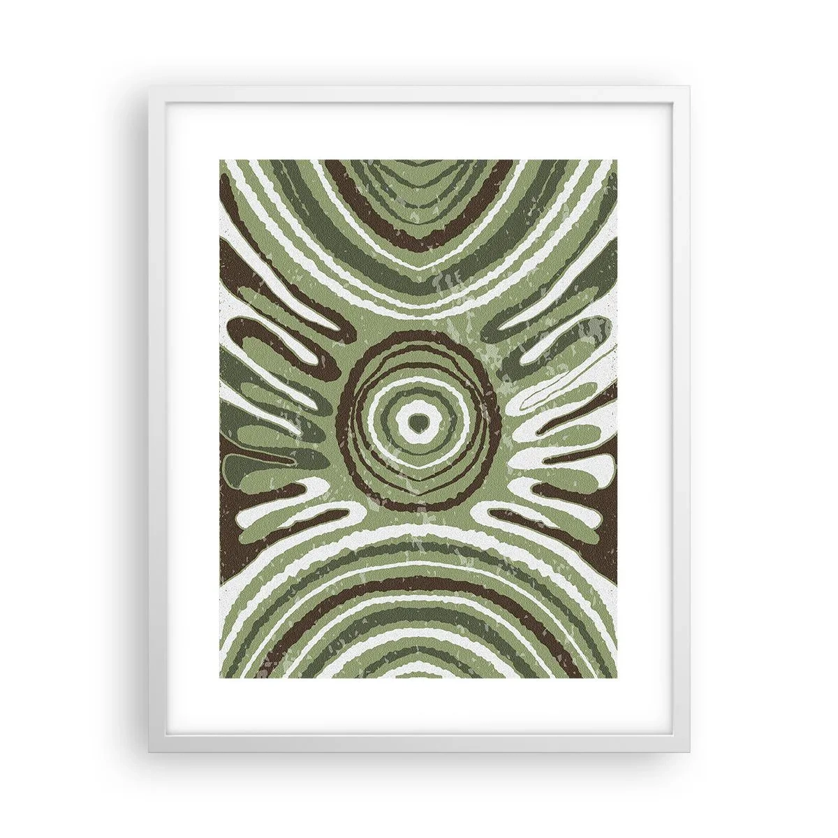 Poster in een witte lijst - Een explosie van emoties - 40x50 cm