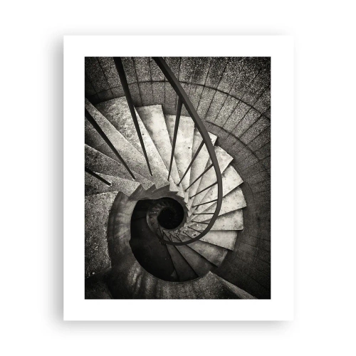 Poster - De trap op, de trap af - 40x50 cm