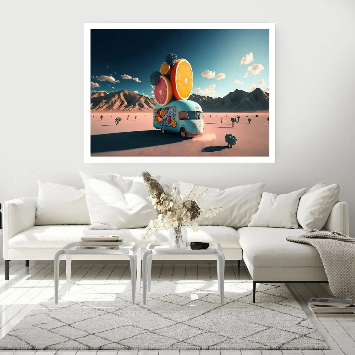 Poster - De smaak van vakantie - 91x61 cm