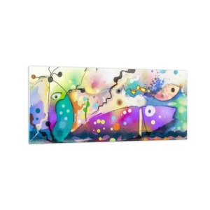 Schilderen op glas - Geen woorden! - 120x50 cm