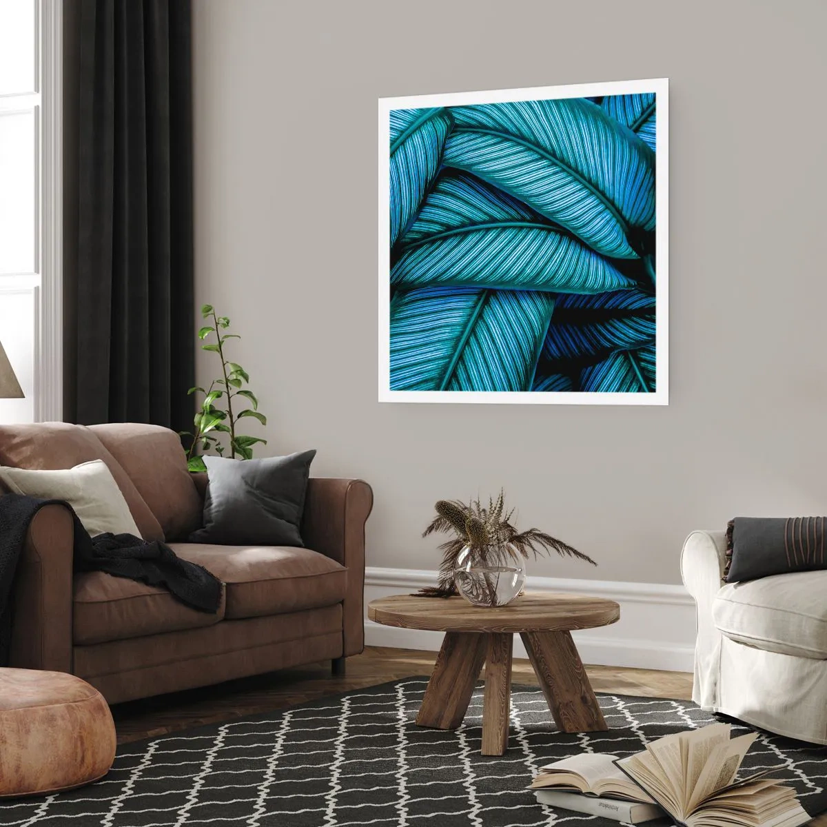 Poster - Levens lijnen - 40x40 cm