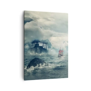 Schilderen op canvas - In magische wateren - 50x70 cm