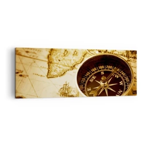 Schilderen op canvas - Oost of west? - 140x50 cm