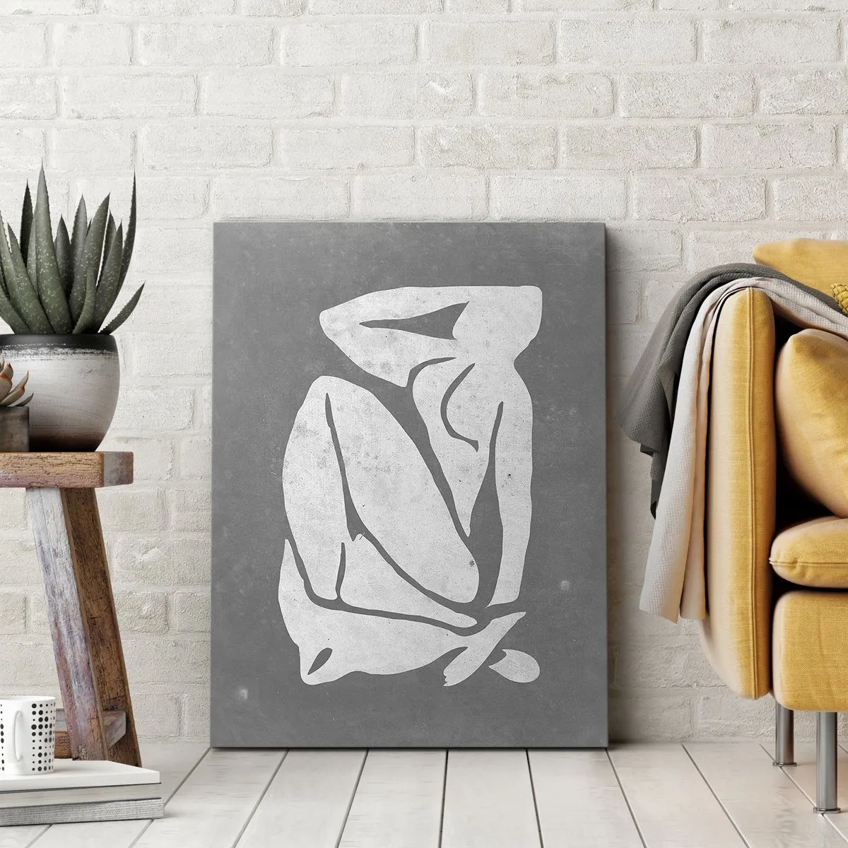 Schilderen op canvas - In reflectie - 55x100 cm