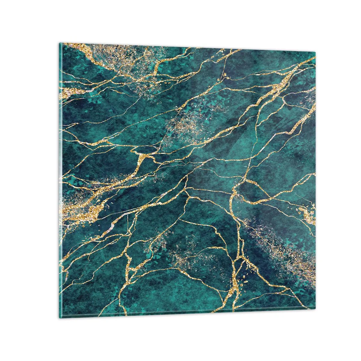 Schilderen op glas - Goudmijn - 70x70 cm