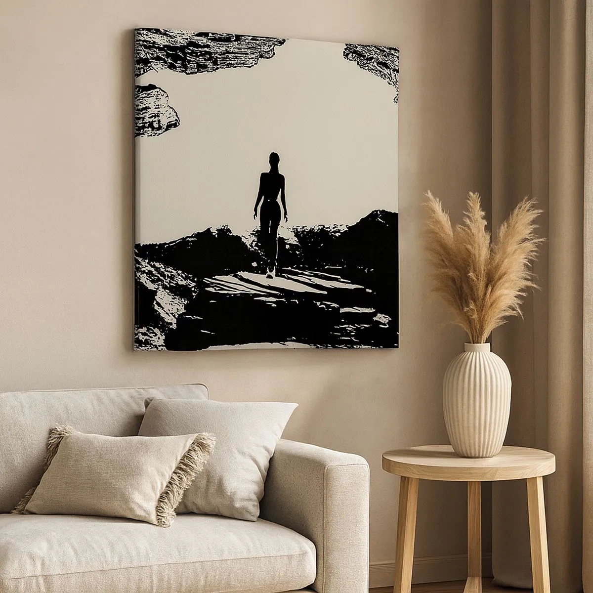 Schilderen op canvas - Een nieuwe kijk - 30x30 cm