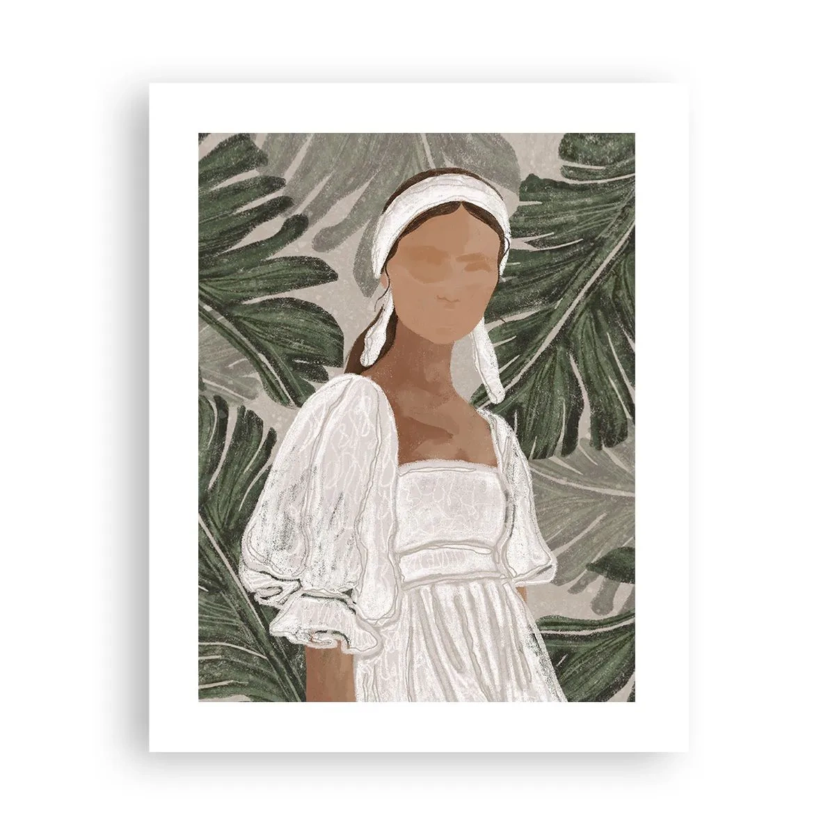 Poster - Exotisch portret - 40x50 cm