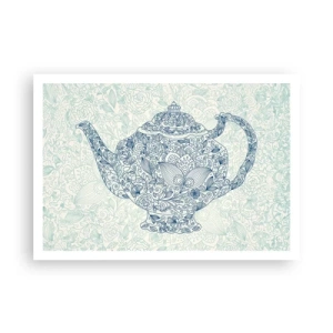 Poster - De charme van thee - 100x70 cm