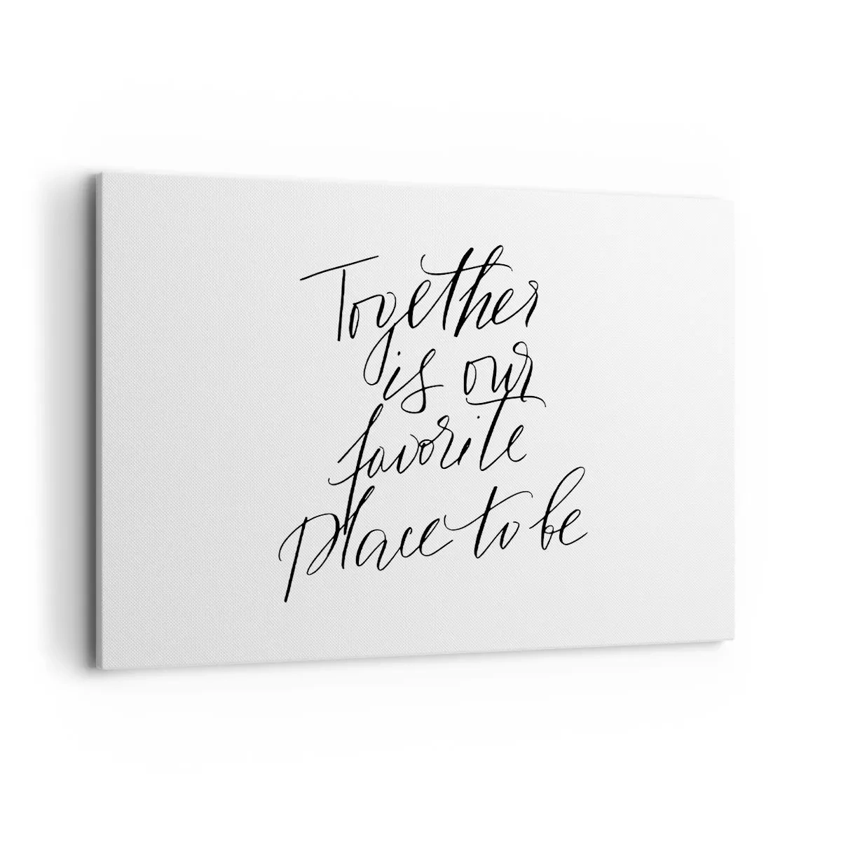 Schilderen op canvas - Voel jij het ook? - 120x80 cm