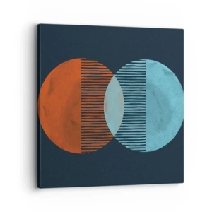 Schilderen op canvas - Astronomische fantasie - 30x30 cm