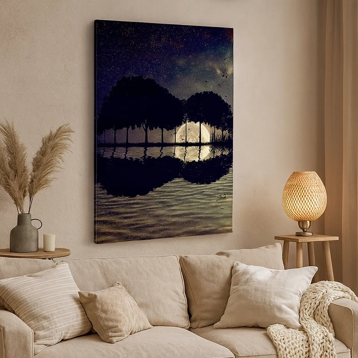 Schilderen op canvas - Nacht aan het einde van de wereld - 50x70 cm