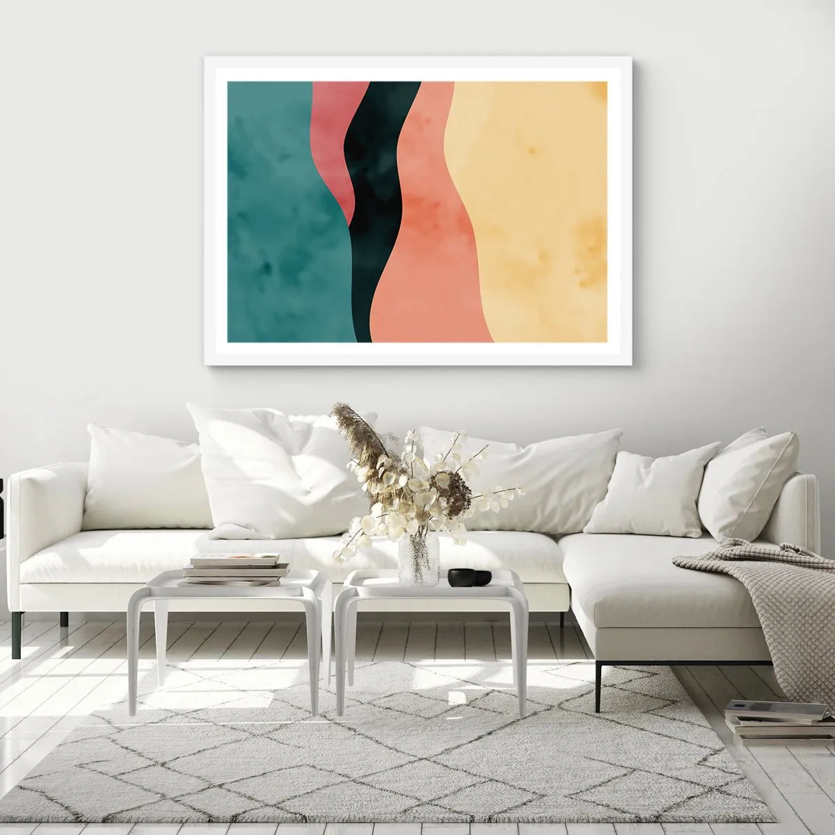 Poster in een witte lijst - Conforme non-conformiteit - 100x70 cm