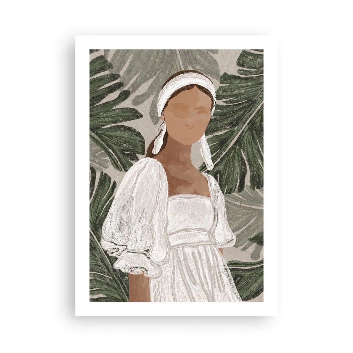 Poster - Exotisch portret - 50x70 cm