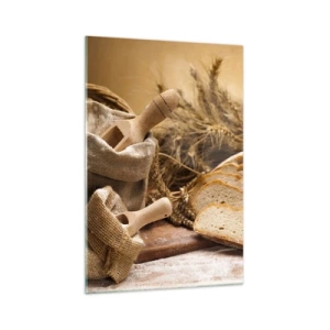 Schilderen op glas - Alsof met mes gesneden! - 70x100 cm