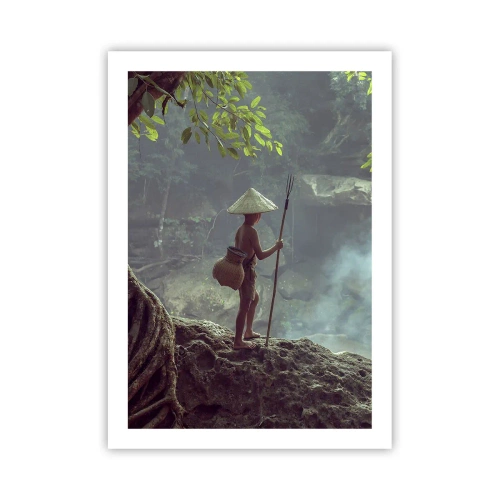 Poster - Bevriend met de natuur - 50x70 cm