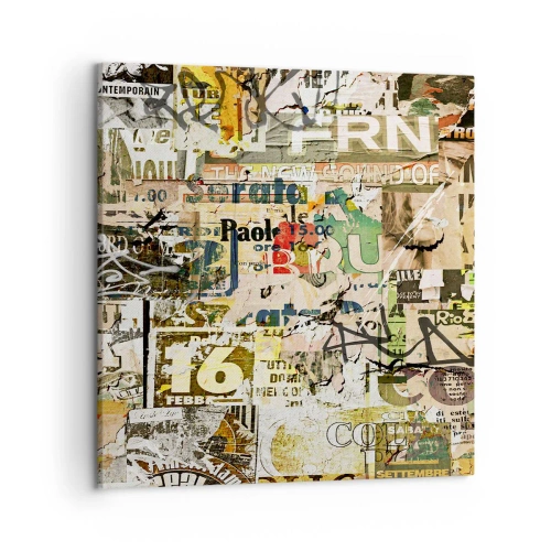 Schilderen op canvas - O, het gebeurt... - 50x50 cm