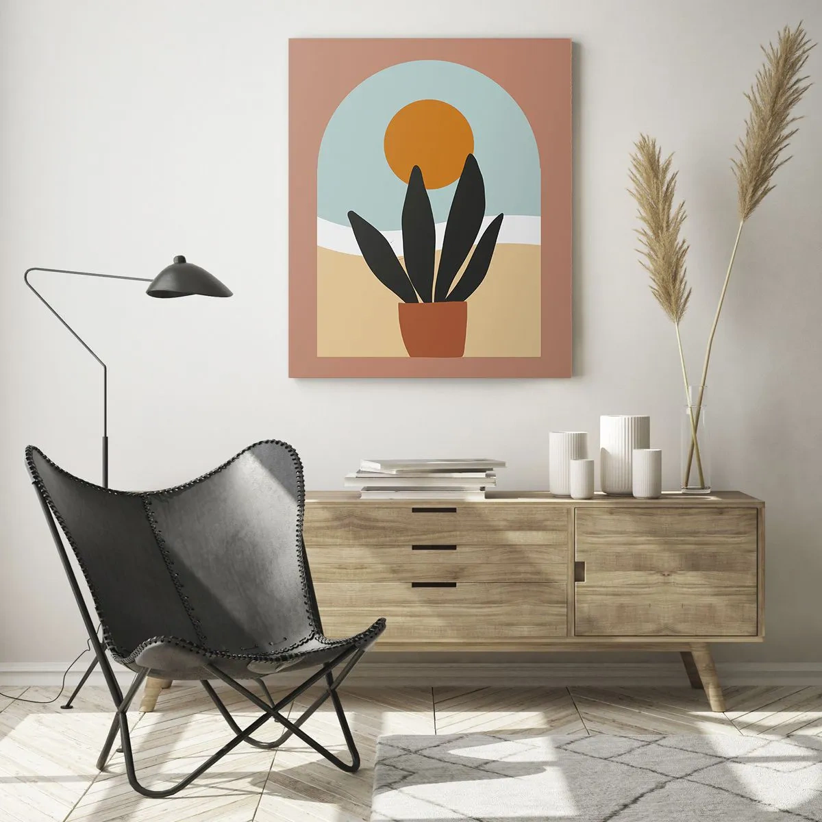 Schilderen op glas - Kleine geneugten - 50x70 cm