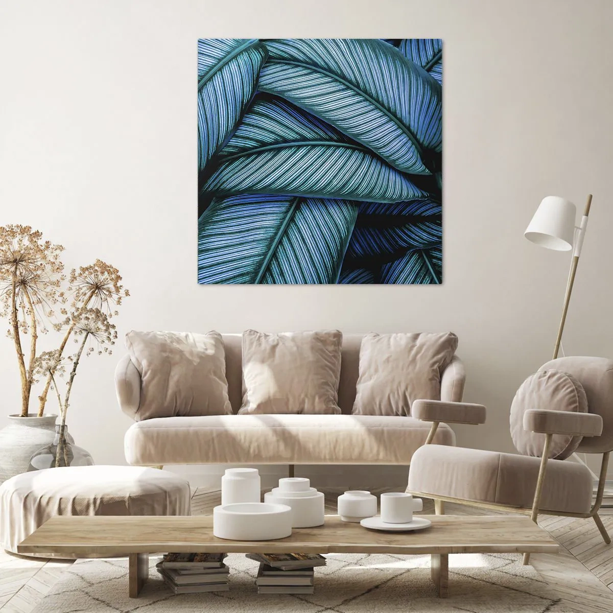 Schilderen op canvas - Levens lijnen - 50x50 cm