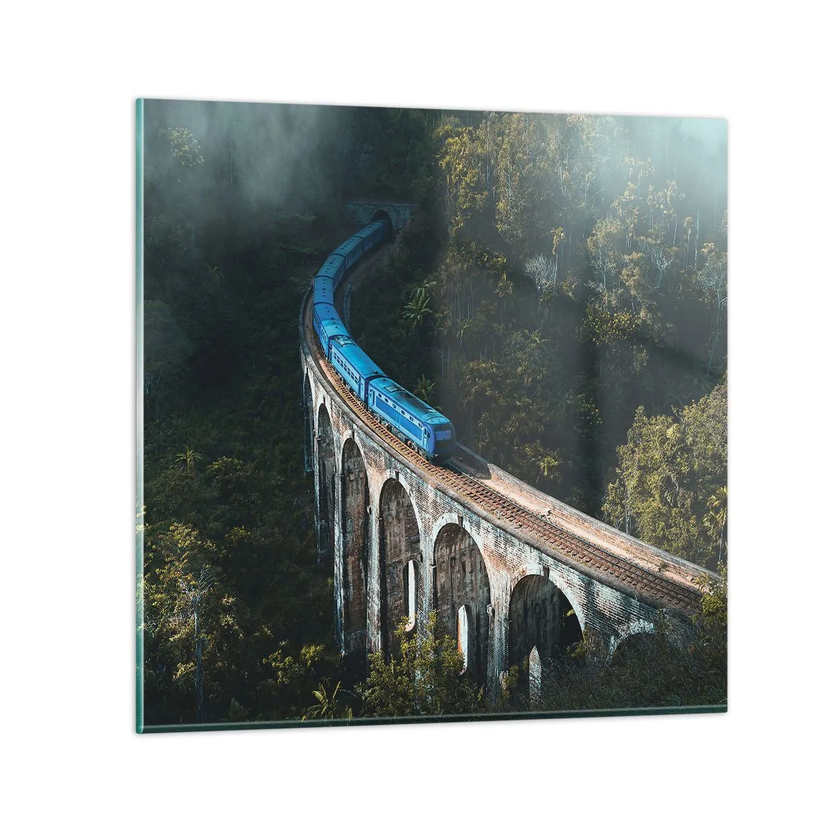 Schilderen op glas - Neiging tot natuur - 70x70 cm