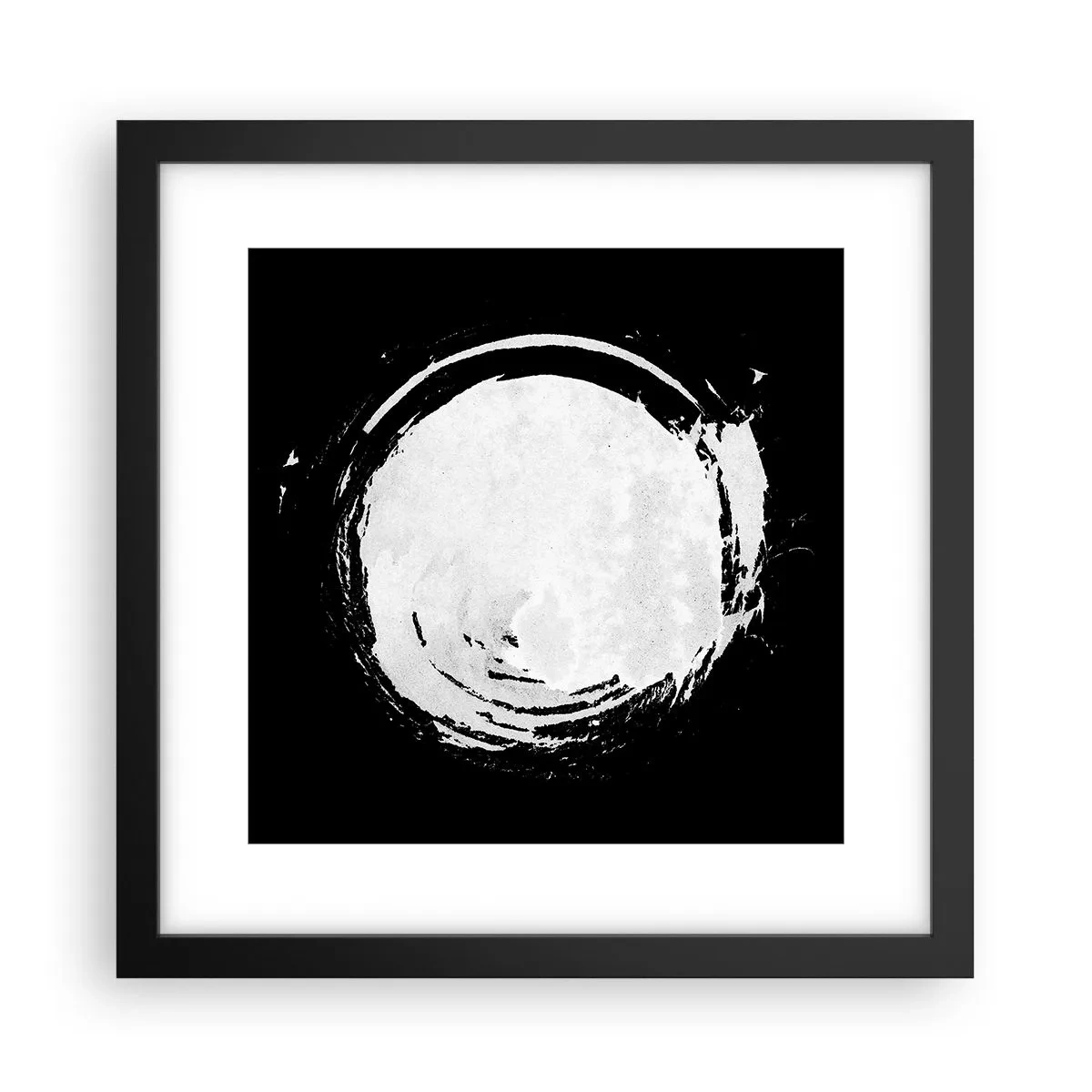 Poster in een zwarte lijst - Goede weg - 30x30 cm