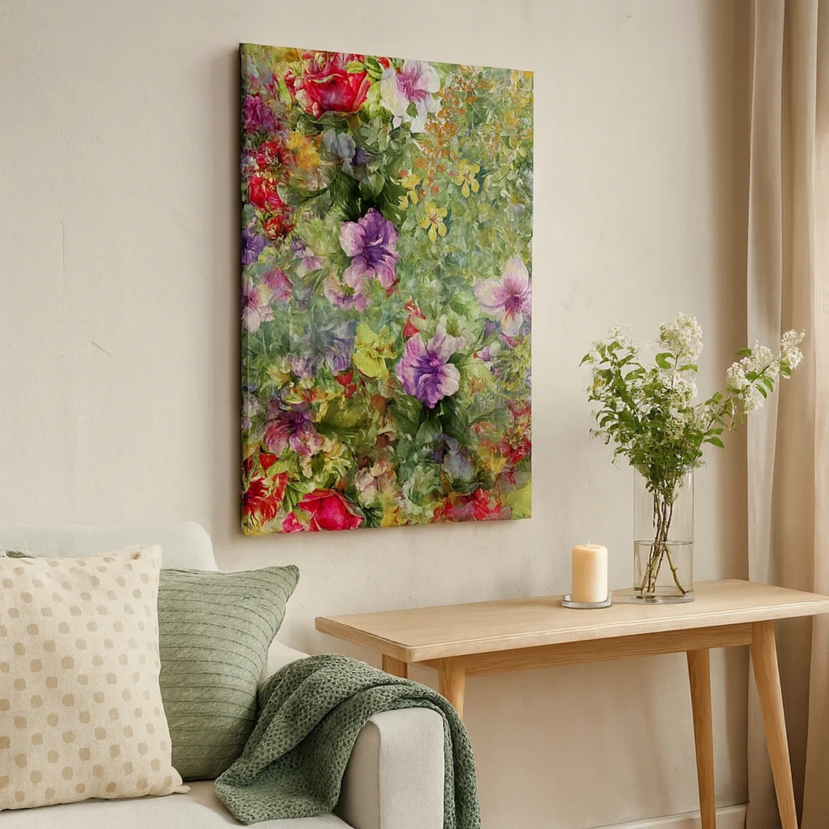 Schilderen op canvas - In bloemen voor verderf - 50x70 cm