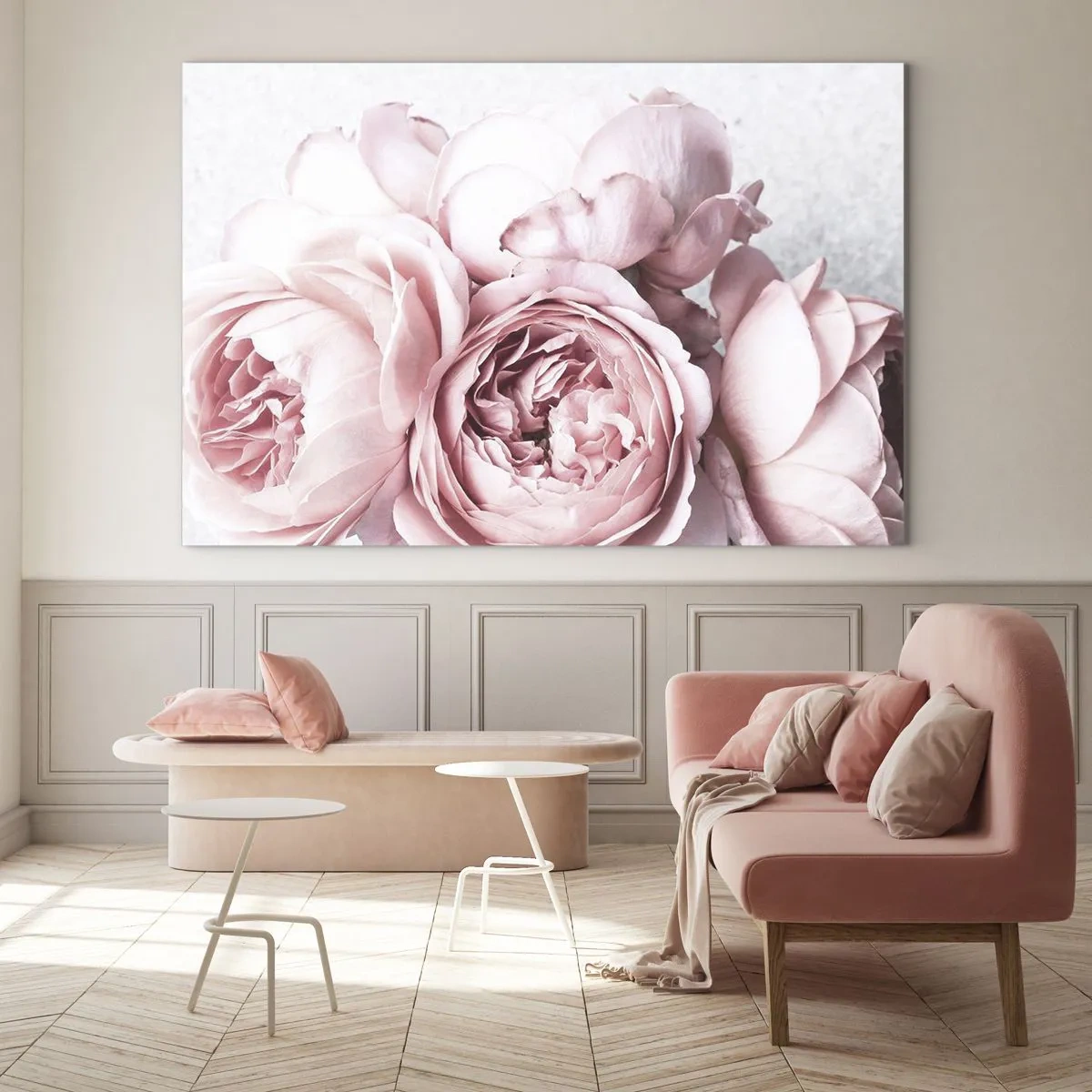 Schilderen op glas - Voor romantici - 100x70 cm