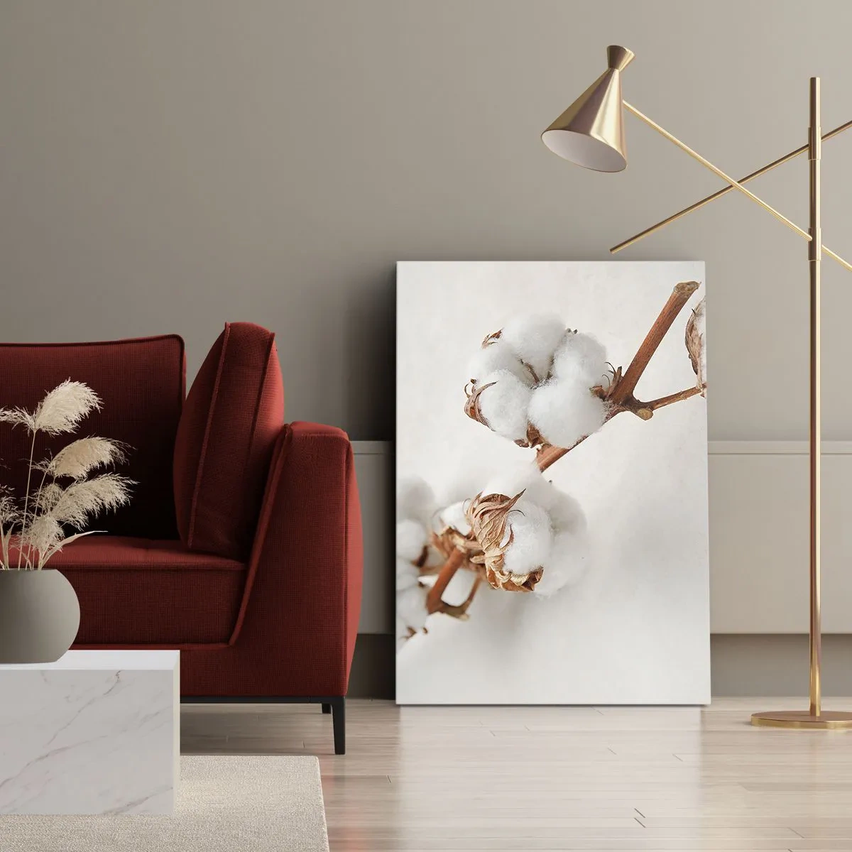 Schilderen op canvas - Gewoon een knuffel - 45x80 cm