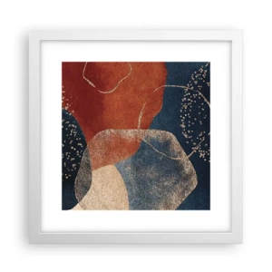 Poster in een witte lijst - De lichtheid van het zijn - 30x30 cm